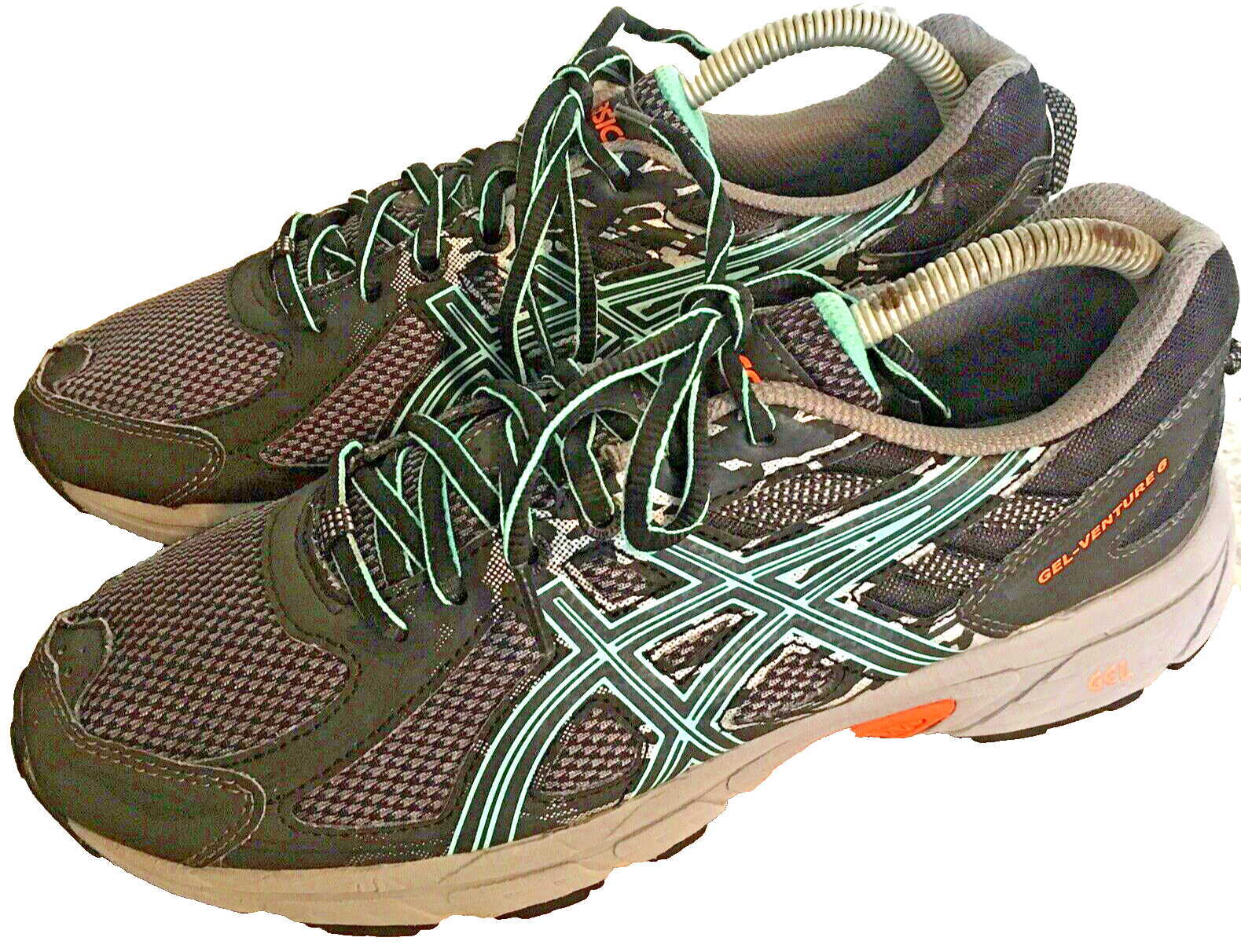 ASICS Gel Venture 6 Womens Running Shoes in Gray Size 9