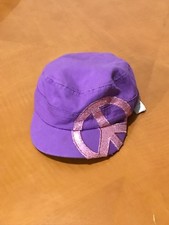 Girls Toddlers Baby Children's Place Purple Cap Summer Hat Size 18-24 Months