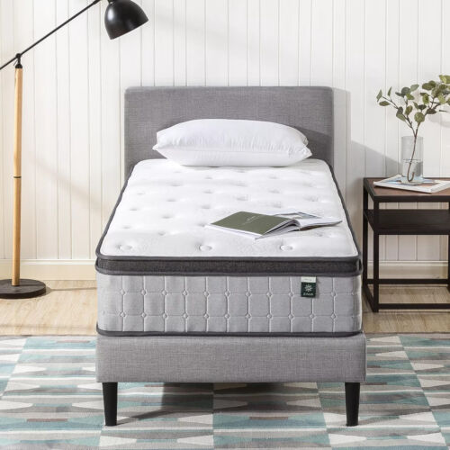 Pocket Spring Mattress QUEEN DOUBLE KING SINGLE Euro Top Pillow Top Zone - Zinus - Picture 6 of 66