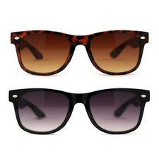 Retro Horn Rim Bi-focal Reading Sunglasses