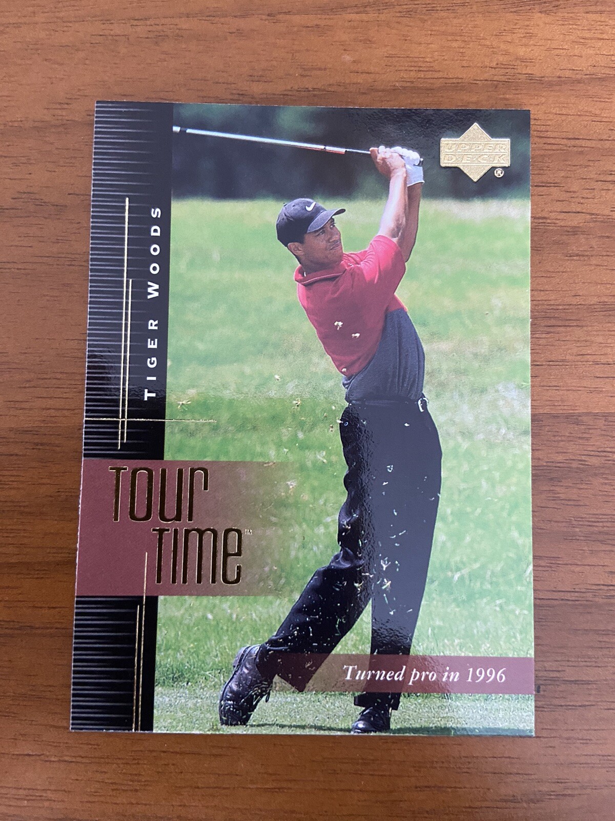 2001 UPPER DECK - Tiger Woods - RC Tour Time card #176