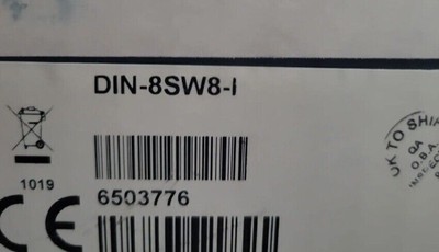 Crestron DIN-8SW8-I DIN Rail High-Voltage Switch with Digital Inputs NEW