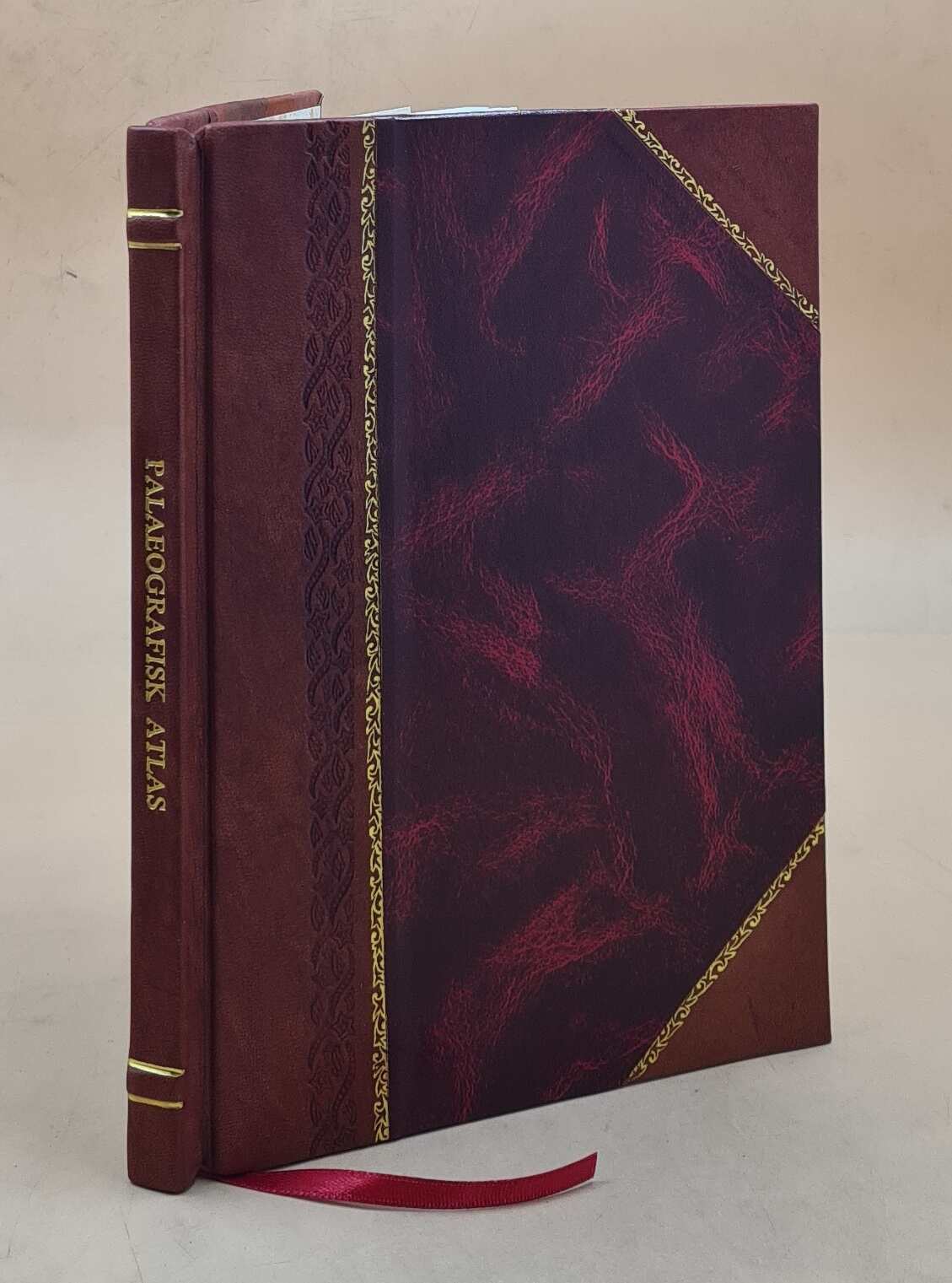 Antique 1907 Pal?Ografisk Atlas Vol V.2 Case B Leatherbound by Kristian Kaalund