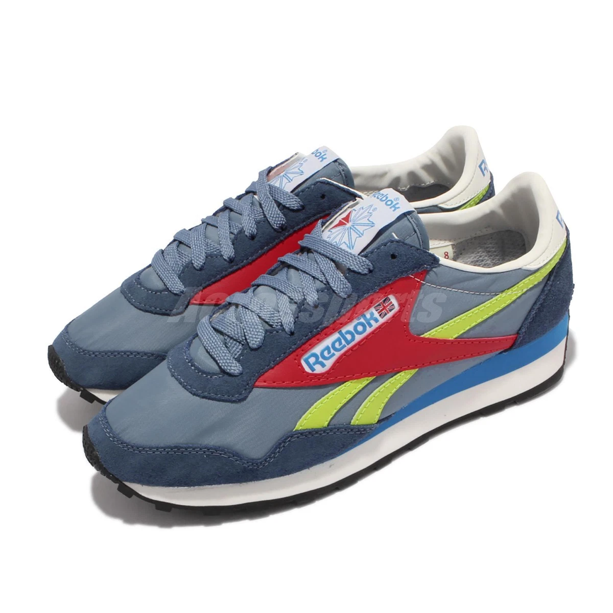 Reebok AZ II Aztec Blue Red Yellow White Men Unisex Running Casual