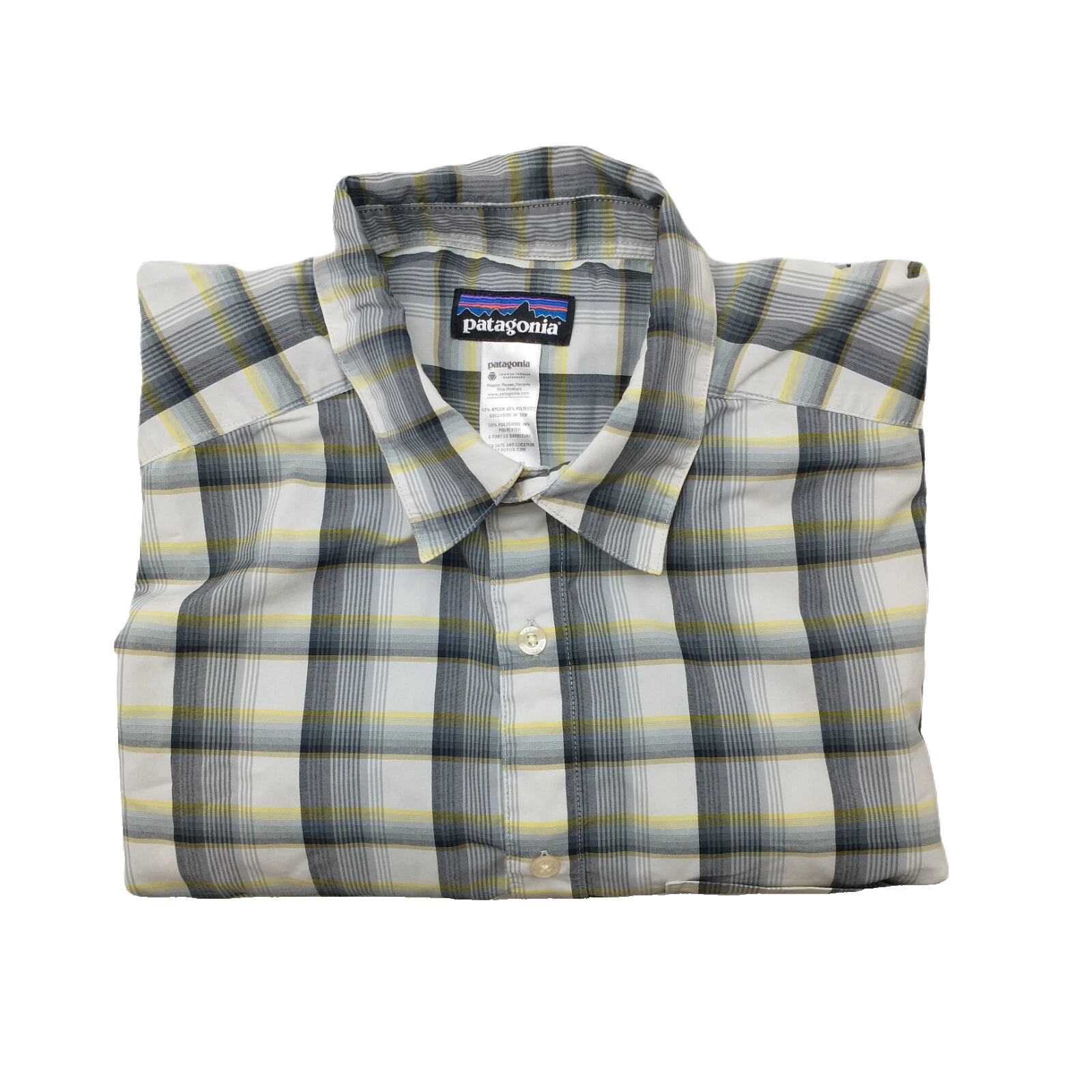 Patagonia Camisas informales de Nylon con botones para hombres