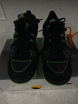 Size 10 - Nike Air Rubber Dunk x Off-White Low Green Strike Worn Once