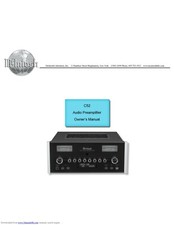 Owner's Manual For McIntosh C 52