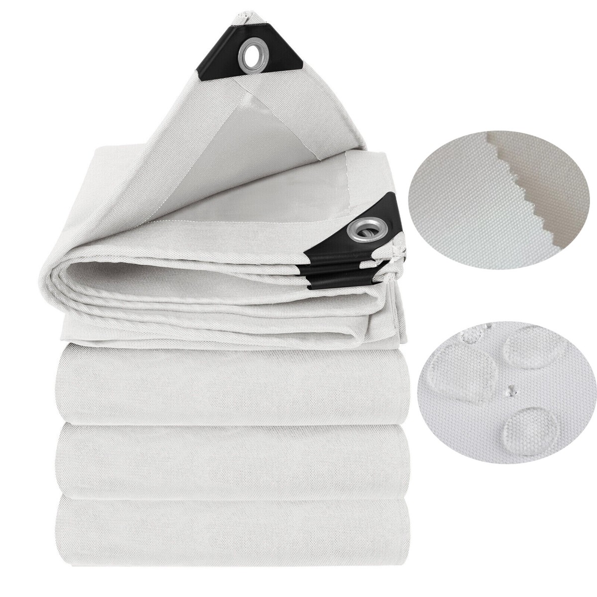 Lona de lona de algodón resistente de 18 oz lona lona jardín parasol tienda cubierta lonas
