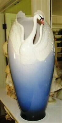 BEAUTIFUL FRANZ 17'' SWAN VASE