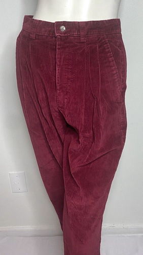 EDDIE BAUER Outdoor Outfitters Women High Rise Straight Leg Corduroy Pants Sz 8 - Picture 2 of 6