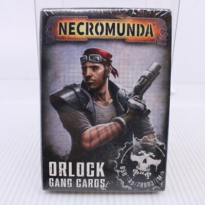 H9 Warhammer 40k 40,000 Forge World Necromunda Orlock Gang Cards sealed