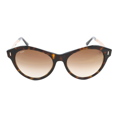 Tod's TO0168 52F Tortoise & Gold Cat Plastic Sunglasses Frame 54-17-140 TO 0168