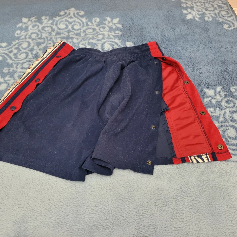 PANTALON PUMA AZUL USADO TALLA S POLIESTER CORCHETES BASKET - Imagen 3 de 4