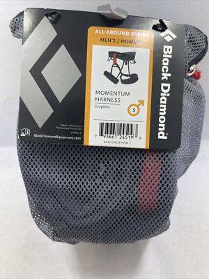 Black Diamond Equipment Men's Momentum Harness Anthracite SIZE XS