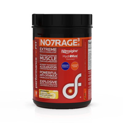DotFit NO7 Rage3 Lemonade Flavor Pre-Workout Supplement Blood Flow 580g NEW