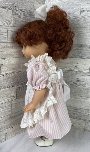Vintage 18” Gotz Artist Doll Signed Marianne Gotz LE #40/100 Red Hair Blue Eyes - Picture 9 of 17