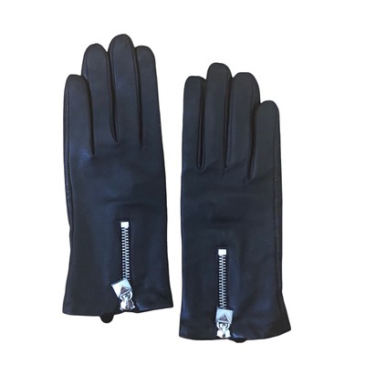 Michael Kors Leather Gloves Womens Size 