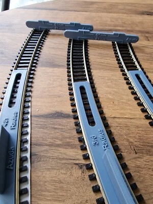 AZUDA OO/HO Gauge Track Radius Template Guide and Spacer Set
