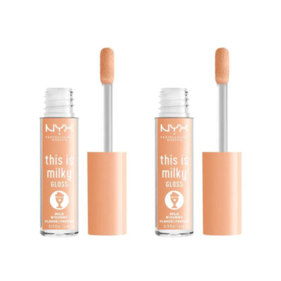 NYX This Is Milky Lip Gloss 4ml - Milk N Hunny x2