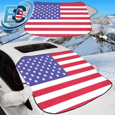 Magnetic Car Front Windshield Snow Cover Winter Ice Frost Rain Sun Protector
