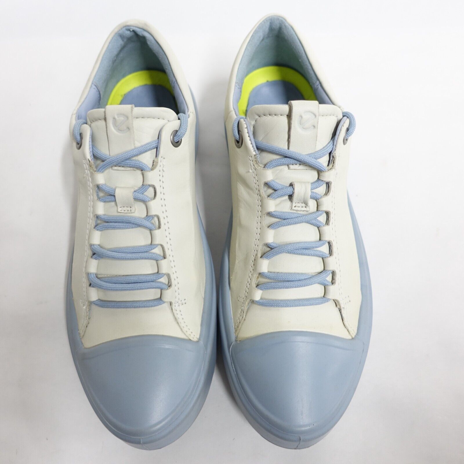 ECCO Women Flexure T-Cap Sneakers Shadow White/Blue Size 8 (39EU ...