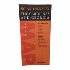 Rand McNally The Carolinas and Georgia Full Color Map 1998