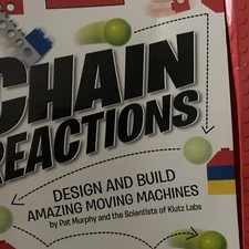 New LEGO Chain Reactions: Design & Build Amazing Moving Machines includes Legos