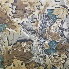 Sweatshirt Knit Advantage Camouflage Camo Trees Brown Green Fabric by the Yard