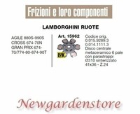 Kupplungsplatte 41X36 Traktor Lamborghini 15962 Agile Cross Prix Z24 6 BläTter