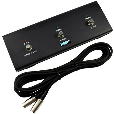 #ad 3 Button Guitar Amp Footswitch for Peavey 3120 Head JSX Triple XXX Series $38.95