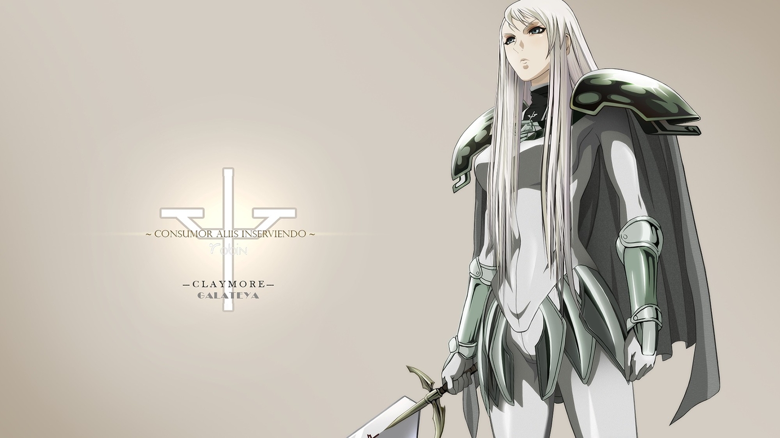 Anime Claymore Sword Galatea Playmat Gaming Desk Mat for Anime Fans  