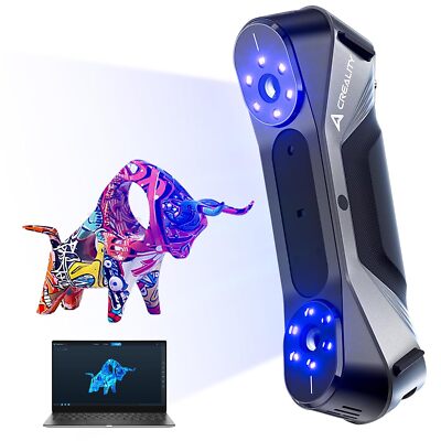 Creality CR-Scan Raptor 3D Scanner 5-2000mm Range 60FPS Blue NIR Consumer
