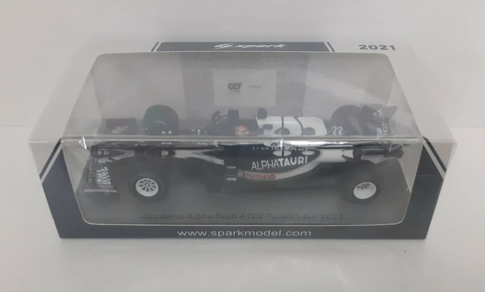 SPARK 1:43 MODELLINO AUTO DIE CAST F1 ALPHA TAURI HONDA TSUNODA TURKISH GP 2021 - Immagine 3 di 4