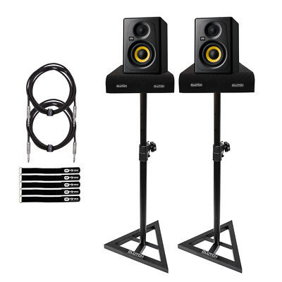 KRK K3-NA Kreate 3'' Studio Monitor Reference Speakers Pair w Stands