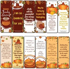 Thanksgiving Bookmarks (10-Sets X 6 Cards)