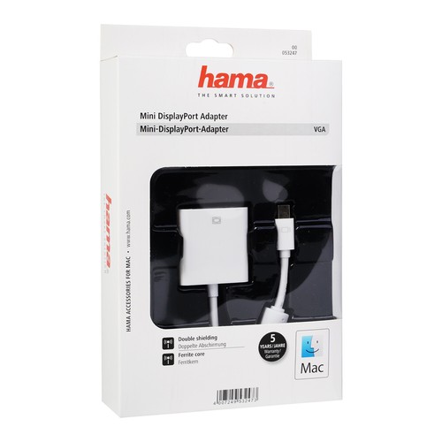 Hama Mini Dp Displayport A VGA Cable Adaptador Mdp para Macbook Thunderbold 2 - Imagen 6 de 6