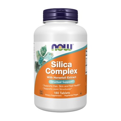 NOW Foods Supplements, Silica Complex 180 Count (Pack of 1), Tan W/Speckles