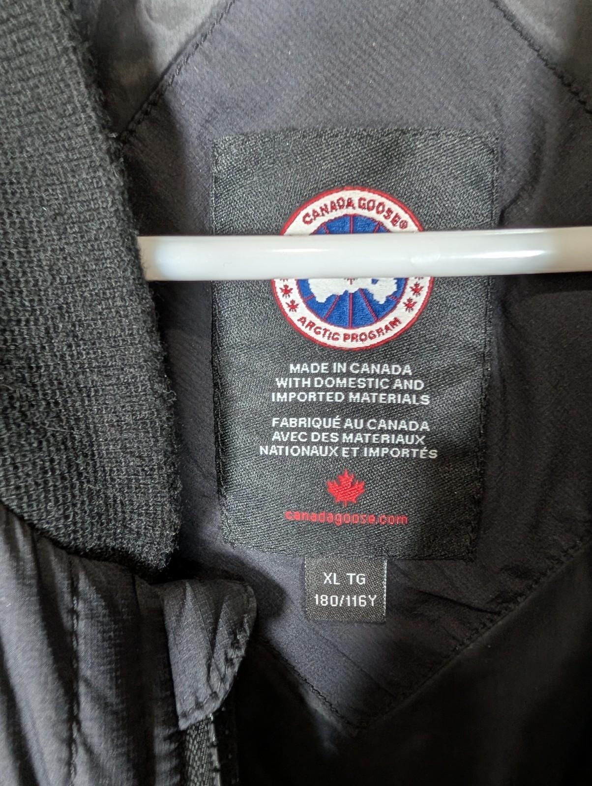 AUTHENTIC Canada Goose Dunham Black Bomber Jacket Slim Fit Men's Size: XL image 3