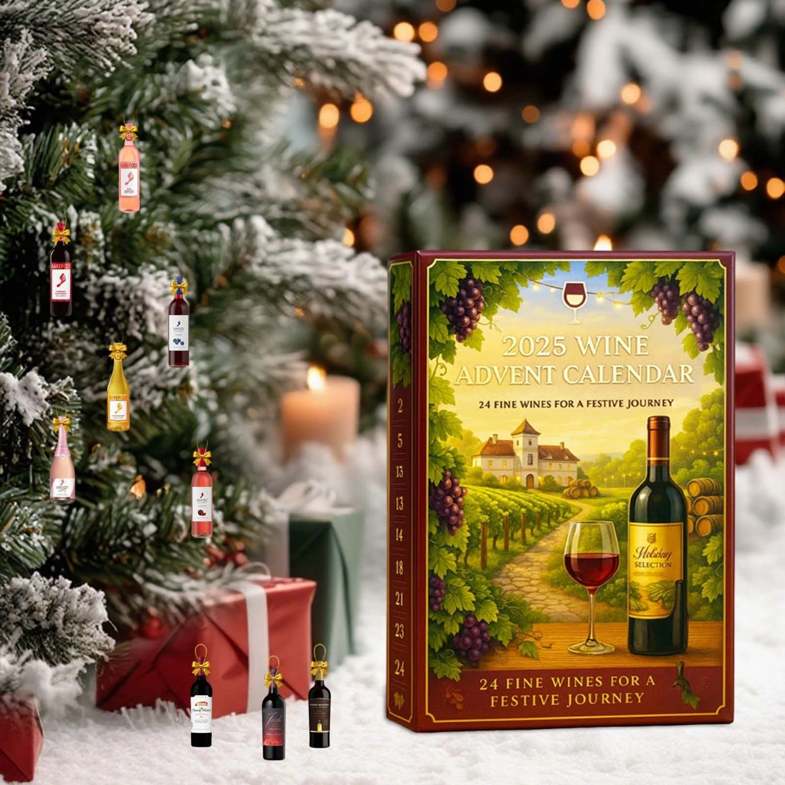 Wine Advent Calendar Blind Boxes 2025 Countdown Sets Tasting Journey Whisky