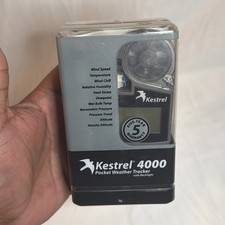Kestrel 4000 Bolsillo Rastreador de Clima Medidor de Viento Anemómetro con Estuche Cordón Manual