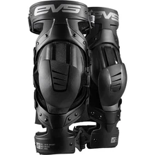 EVS Sports AXIS SPORT KNEE BRACE PAIR BLACK/BLACK/GREY MD AXISS-BK/GY-MP