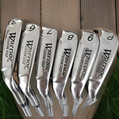 Warrior Custom Golf Iron Set 3,6,7,8,9,PW. Steel Shaft RH. Great Condition. 