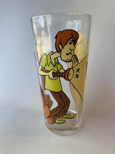Vintage 1977 Scooby Doo Glas Pepsi Collector’s Series mit Shaggy und Scooby