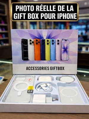 Gift Box iOS 6en1 Coffret Cadeau Coque + Chargeur Magnétique 12 13 14 15 16 17 - Photo 1/4