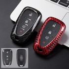 Top Carbon Fiber Key Fob Case Cover For Chevrolet Camaro Forged Accessories 2025