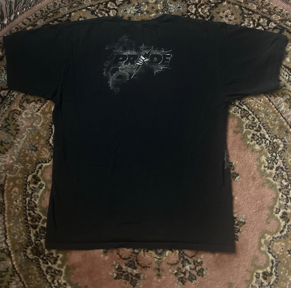 Vintage Pride Fighting Championship T Shirt Black - Image 4 of 4