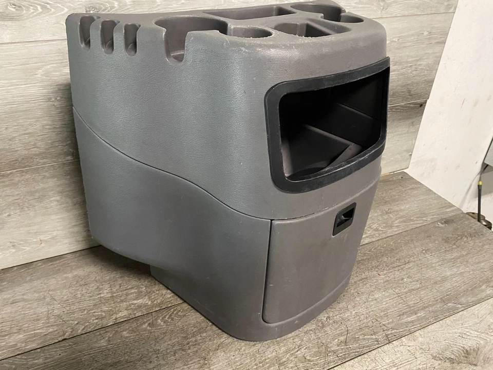 OEM FORD ECONOLINE VAN E150 E250 E350 E450 97-15 CONSOLA CENTRAL DELANTERA PORTAVASOS Foto 3 de 4
