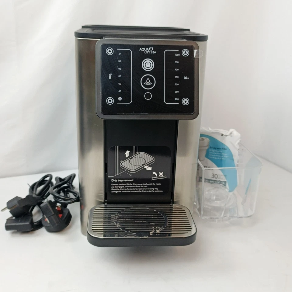 Aqua Optima Aurora 3.8 L Instant Hot & Cold Water Dispenser Inc - Image 3 of 4