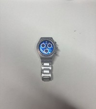 Orologio Swatch Irony Chrono Aluminium Quadrante Blu - Batteria Nuova