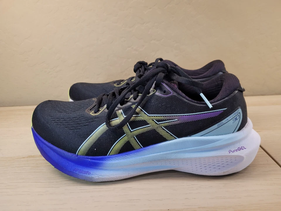 Asics Womens Gel Kayano 30 1012B503 Black Running Shoes Sneakers Size 9.5 W - Image 3 of 4